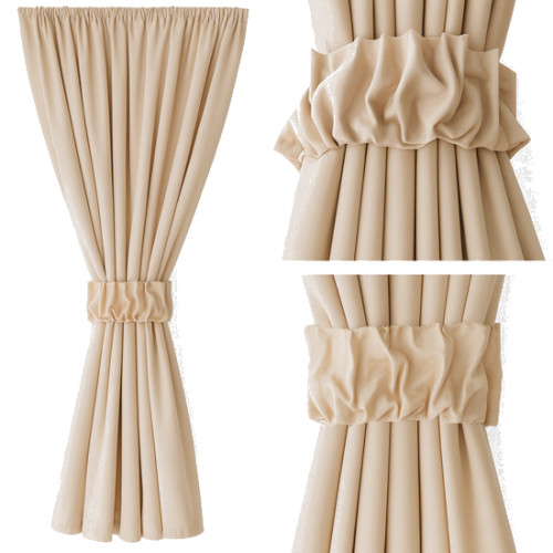 Zasłona na miarę beżowa +...