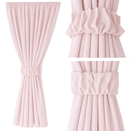 Zasłona na miarę pudrowy...