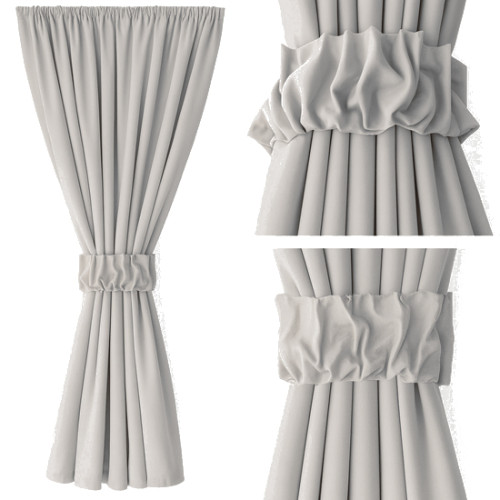 Zasłona szarobeżowa +...