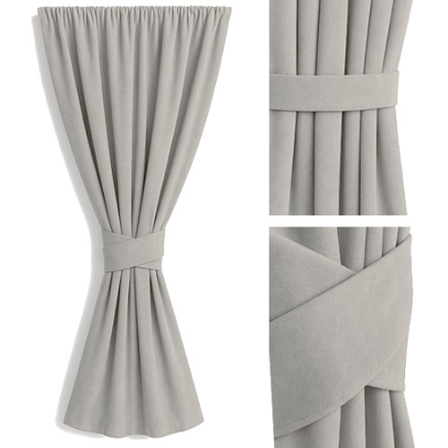 Zasłona szarobeżowa +...