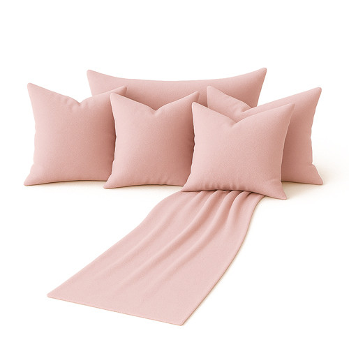 Zestaw pudrowy róż 6w1 -...